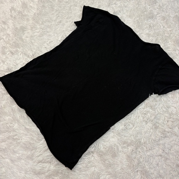 ZADIG & VOLTAIRE Tunisien Strass Love Rhinestone Black T Shirt - Picture 4 of 4